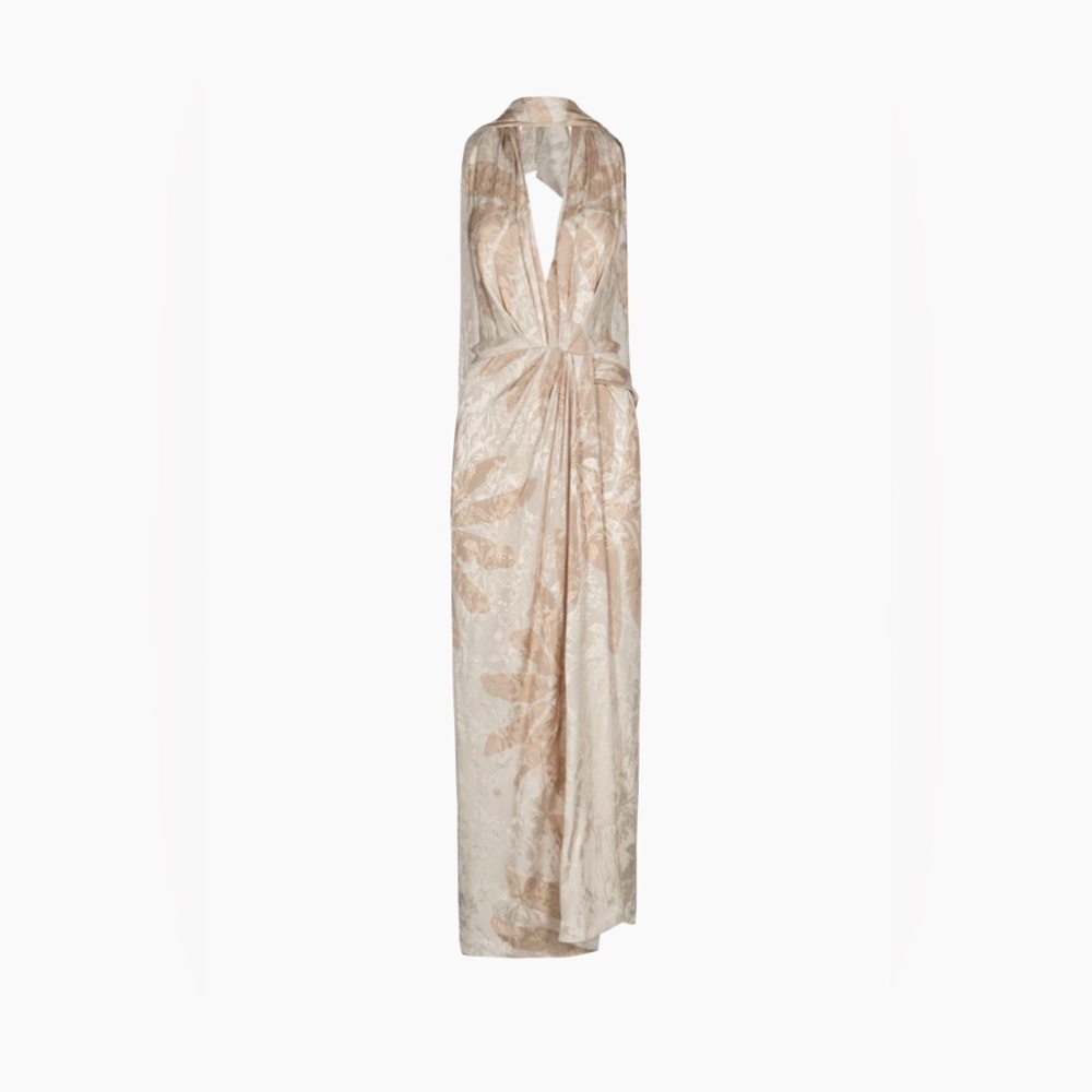 NWT Johanna Ortiz Summer Counts Wool & Silk Maxi Dress ASO Meghan Markle - Picture 4 of 5